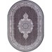 Иранский ковер Farsi 1200 252 Темно-серый овал
